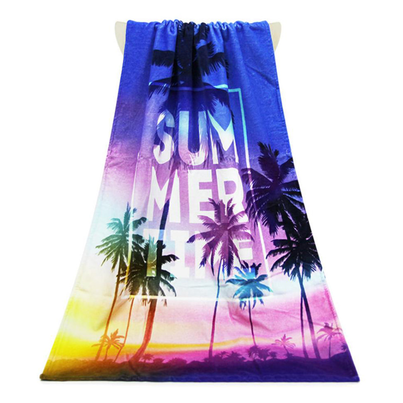 Large Size Cotton Printed Beach Towel