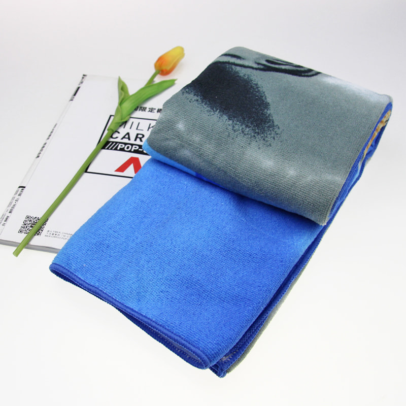 Custom Microfiber Printed Bath Towel