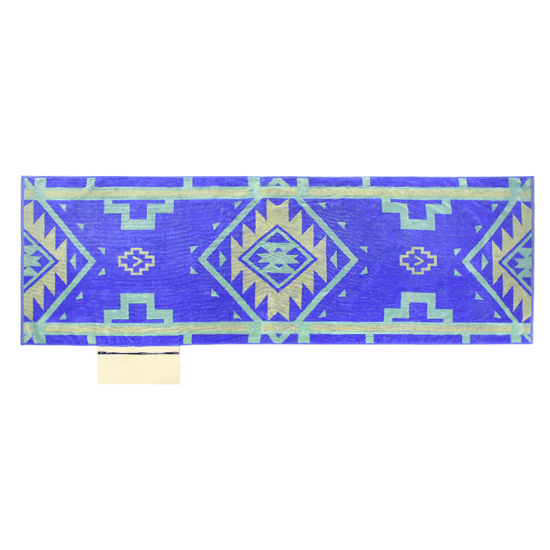 Cotton Jacquard Beach Towel With Zipper Pocket