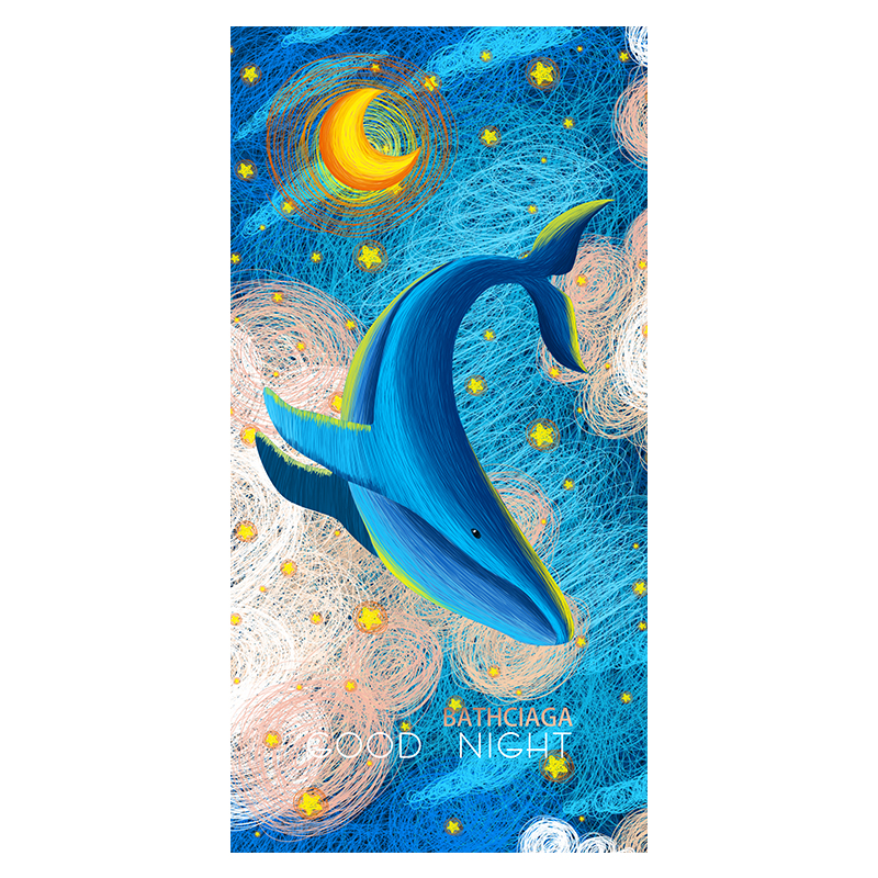 Cotton Digital Printed Beach Towel