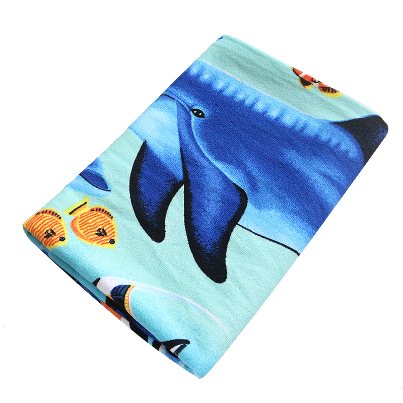 Microfiber Custom Sublimation Printed Beach Towel