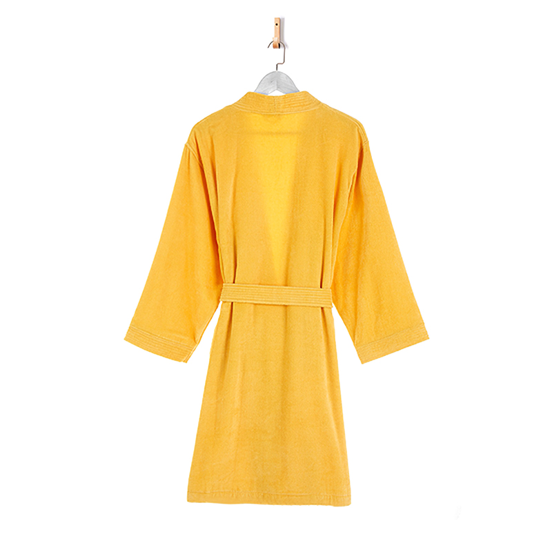 Cotton Yellow Terry Bathroom Robes