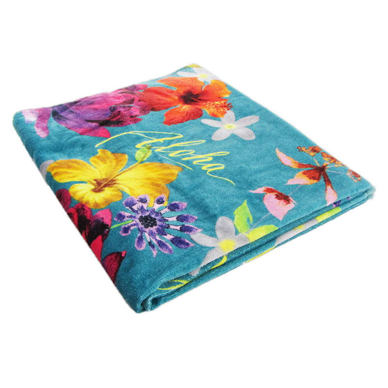 Oversized Custom Reactive Printing Bath Towel