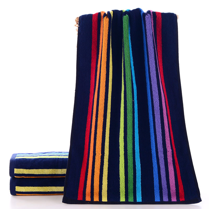 Cotton Striped Jacquard Face Towel