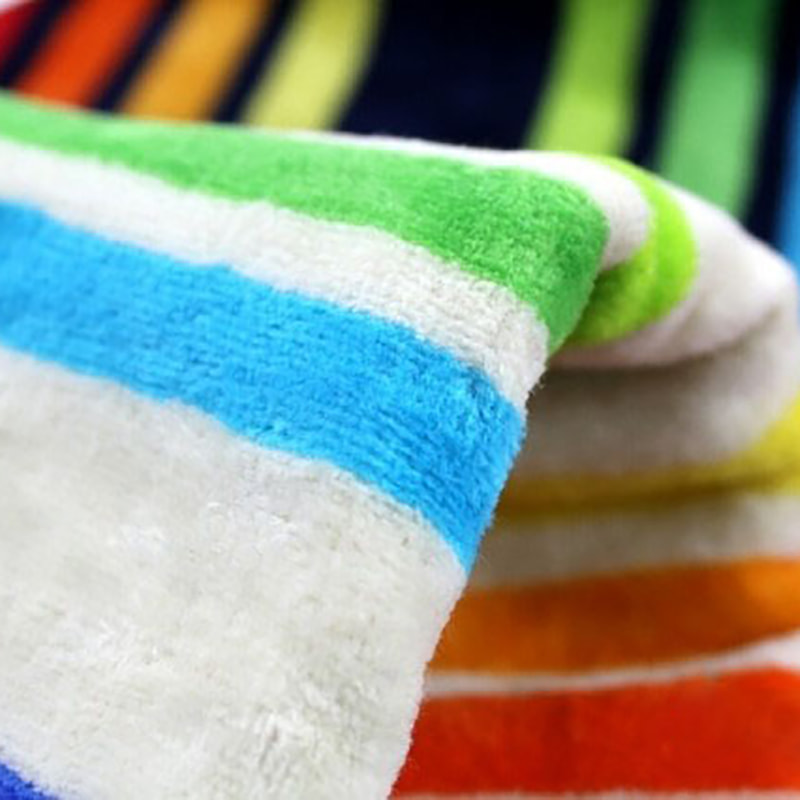 Cotton Striped Jacquard Face Towel