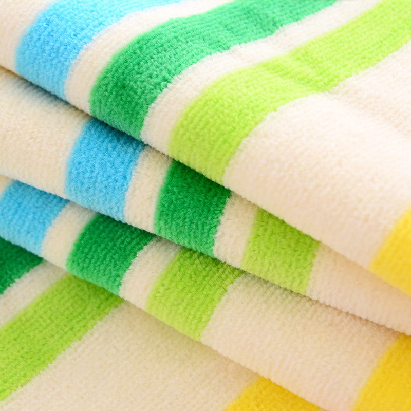 Cotton Striped Jacquard Face Towel