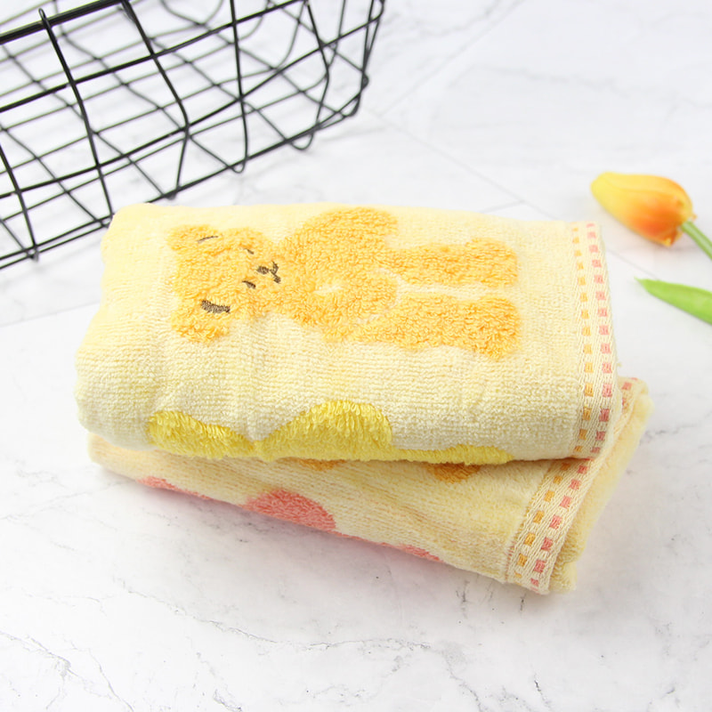 Cotton Jacquard Face Towel For Kids