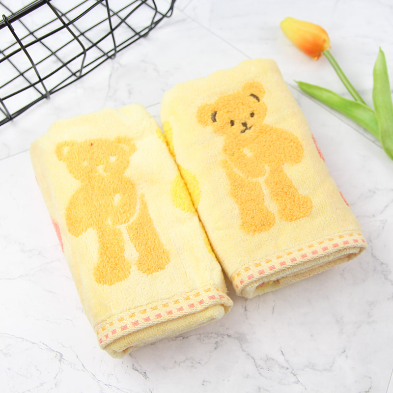 Cotton Jacquard Face Towel For Kids