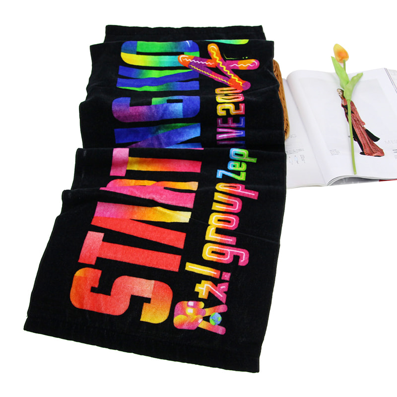 Custom Digital Printing Face Towel