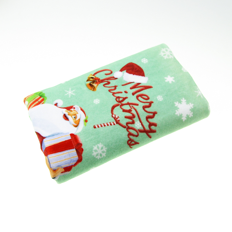 Custom Christmas Printed Face Towel