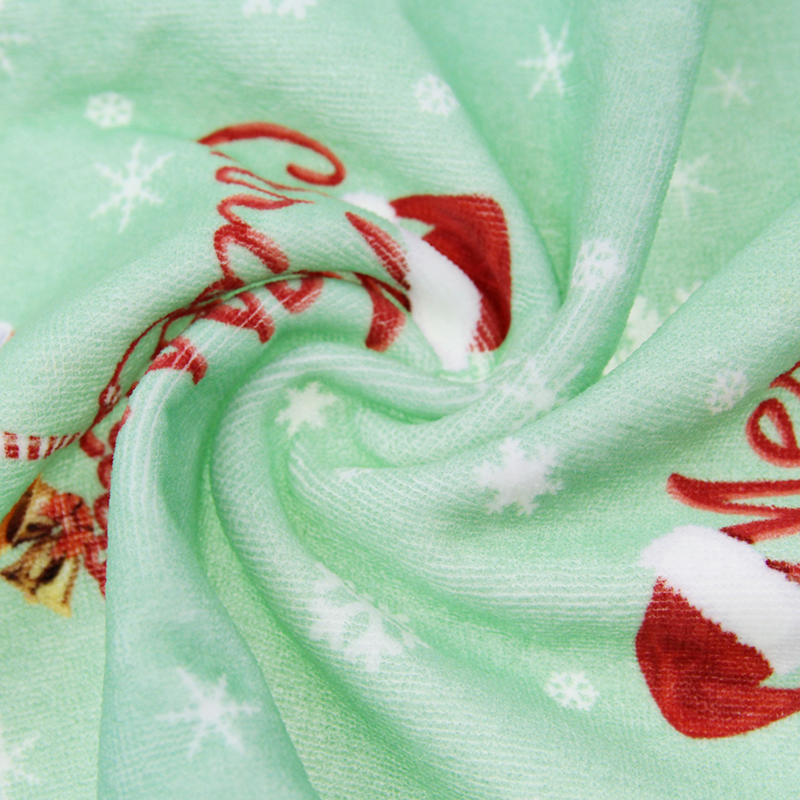 Custom Christmas Printed Face Towel