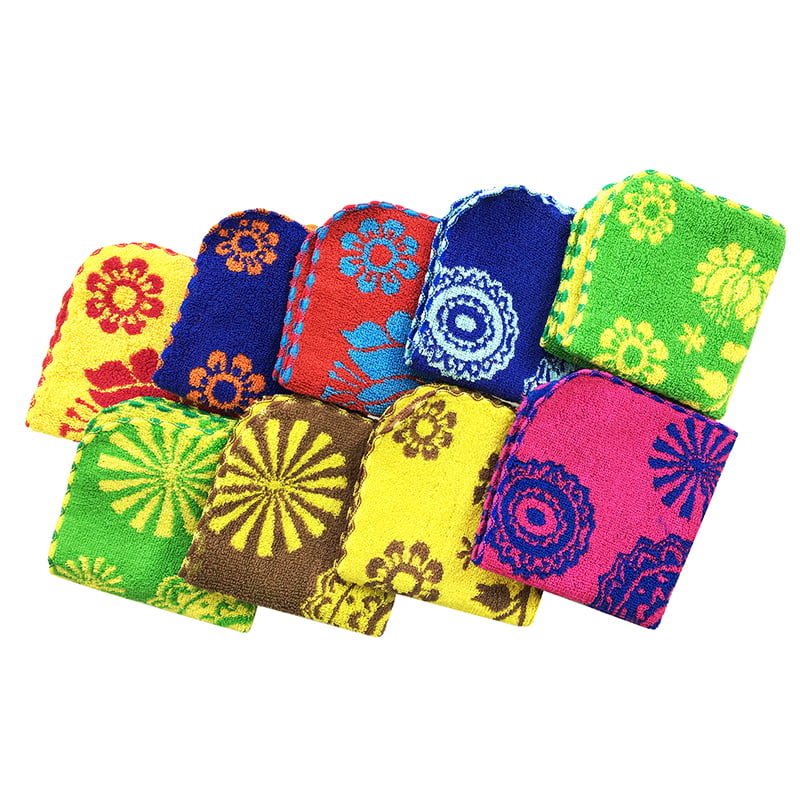 Retro Style Cotton Jacquard Hand Towel