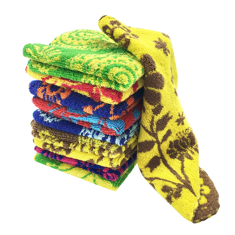 Retro Style Cotton Jacquard Hand Towel