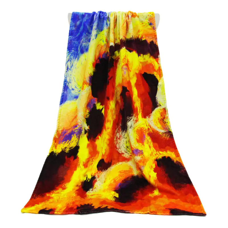 What are the durability requirements for beach towels used in frequent outdoor exposure?